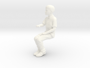 Romper Room - Boy 3 Sitting in White Processed Versatile Plastic