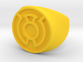 Yellow Ring, type A1 in Yellow Processed Versatile Plastic