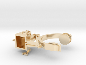 C-ARM - XRAY MACHINE in 14k Gold Plated Brass