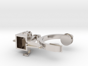 C-ARM - XRAY MACHINE in Rhodium Plated Brass