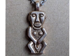 Sheela-Na-Gig pendant 25mm in Polished Bronze