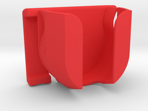DigitalOne Stethoscope Belt Clip  in Red Smooth Versatile Plastic