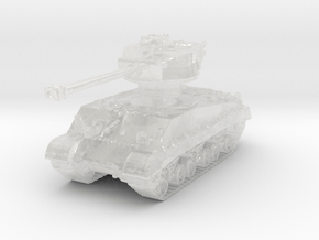M4A3E8 Sherman 76mm (sandshield) 1/120 in Clear Ultra Fine Detail Plastic