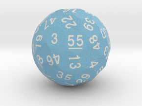 d55 Optimal Packing Sphere Dice in Natural Full Color Sandstone