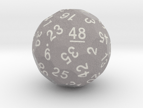 d48 Optimal Packing Sphere Dice in Natural Full Color Sandstone