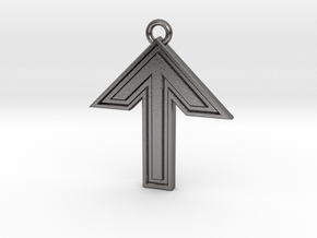 TYR Rune Medallion in Processed Stainless Steel 316L (BJT)