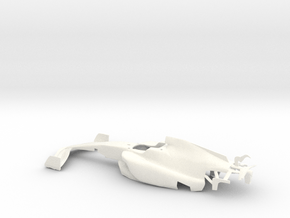 F1 22 type F body shell for NSR chassis in White Processed Versatile Plastic