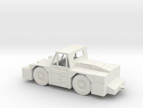 1/72 Scale WT500E-1 Tow Tractor in White Natural Versatile Plastic