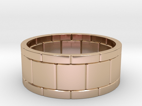 Watch strap ring All sizes, multisize in 9K Rose Gold : 13 / 69
