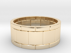 Watch strap ring All sizes, multisize in 9K Yellow Gold : 12 / 66.5