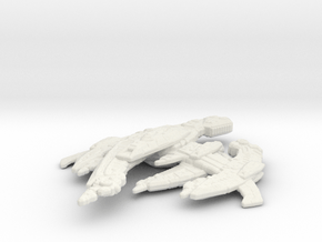 Breen Warship 1/7000 Attack Wing in White Natural Versatile Plastic