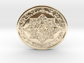 The Divine Wealth Coin in 14K Yellow Gold
