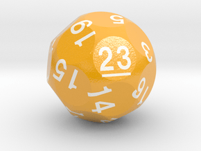 d23 Sphere Dice "Florence" in Smooth Full Color Nylon 12 (MJF)