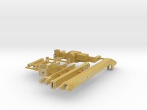 1/64th Hiab type material supply crane in Tan Fine Detail Plastic