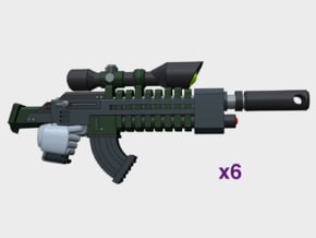 Standard: HP2 Sniper Rifle in Tan Fine Detail Plastic: Medium