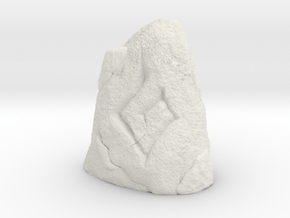 Standing Stone 1 in White Natural Versatile Plastic