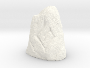 Standing Stone 1 in White Premium Versatile Plastic