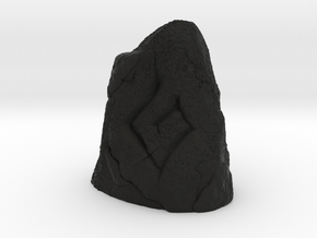 Standing Stone 1 in Black Smooth Versatile Plastic