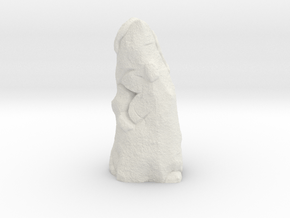 Standing Stone 2 in White Natural Versatile Plastic