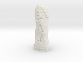 Standing Stone 3 in White Natural Versatile Plastic