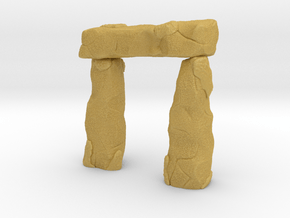 Standing Stone Arch in Tan Fine Detail Plastic