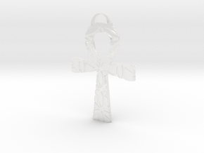 Ankh of Life in Clear Ultra Fine Detail Plastic