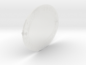 HO/OO LBSCR Numberplate Blank in Clear Ultra Fine Detail Plastic: 1:76 - OO