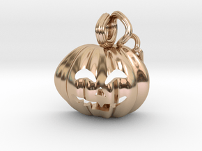 Jack-o-Lantern Pendant in 9K Rose Gold 