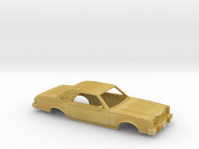1/64 1975-77 Ford Granada Coupe Shell in Tan Fine Detail Plastic