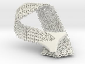 Heng's 3D tie in White Natural Versatile Plastic