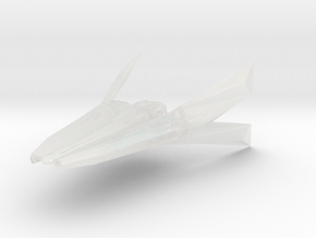 F/A-174 Laridae Space Fighter in Clear Ultra Fine Detail Plastic