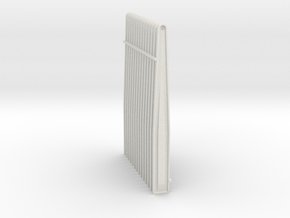 Side Stanchions for Flat Cars (Steckrunge) in White Natural Versatile Plastic