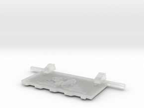 Space Vikings God Hammer tank hatch 01-1 in Clear Ultra Fine Detail Plastic