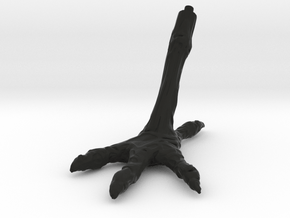 Black Crow left leg - for Lyonel in Black Natural Versatile Plastic