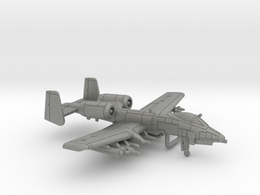 A-10C Thunderbolt II (Loaded) in Gray PA12: 6mm