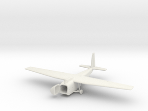 1/200  Hamilcar Glider on the Ground in White Natural Versatile Plastic