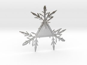 snowflake160 in Natural Silver