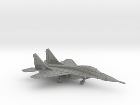 MiG-35D Fulcrum F (Clean) in Gray PA12: 6mm