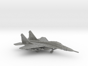 MiG-35S Fulcrum F (Loaded) in Gray PA12: 6mm