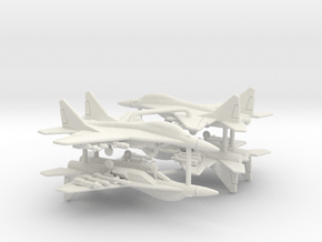 MiG-35S Fulcrum F (Loaded) in White Natural Versatile Plastic: 1:350
