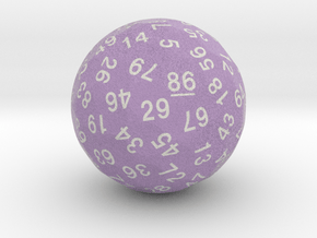 d86 Sphere Dice "Exile Elixir" in Natural Full Color Sandstone