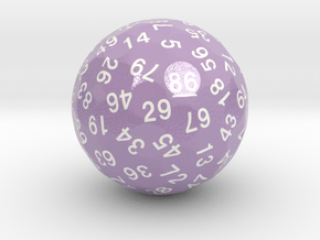 d86 Sphere Dice "Exile Elixir" in Smooth Full Color Nylon 12 (MJF)