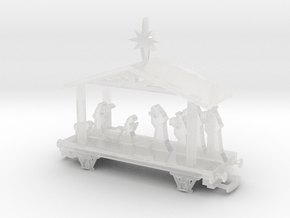 HO/OO Nativity Train Wagon Bachmann in Clear Ultra Fine Detail Plastic