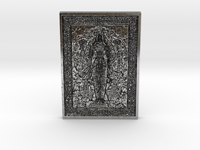 "Lord Vishnu The Divine Protector" in Antique Silver