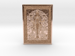 "Lord Vishnu The Divine Protector" in 14k Rose Gold