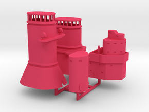 1/350 Caracciolo Class (1919) Superstructure in Pink Smooth Versatile Plastic