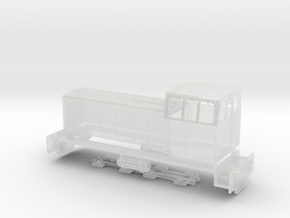 TU7 diesel locomotive in Clear Ultra Fine Detail Plastic: 1:87 - HO