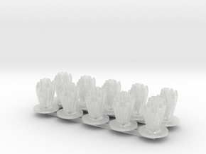MG000-MK01 Explosion Markers (10) in Clear Ultra Fine Detail Plastic