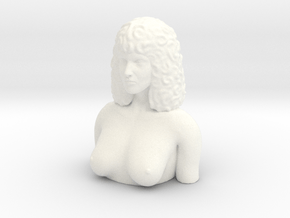 Nude Bust 7 in White Processed Versatile Plastic
