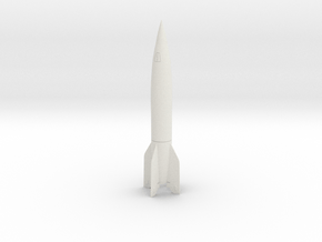1/144 V2 A4 German Rocket in White Natural Versatile Plastic